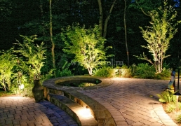 Наружное освещение сада и садовых дорожек на участке