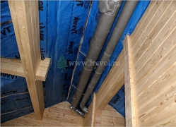 Система вентиляционных каналов в деревянном доме